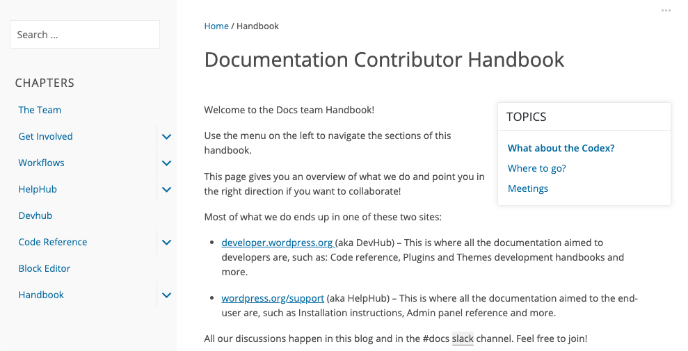 5-Documentation Contributor Handbook